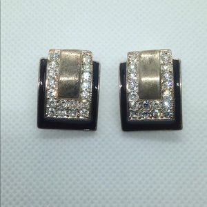 Vintage Art Deco Clip ons
